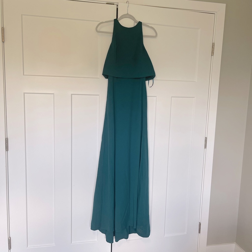 Teal Jill Stuart Popover Gown